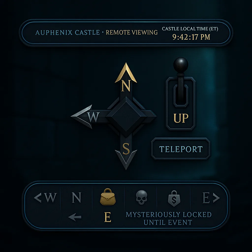 AUPheniX Castle navigation concept artwork